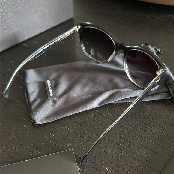 Dolce & Gabbana Women’s Black Purple ombré tint Sunglasses main image 4